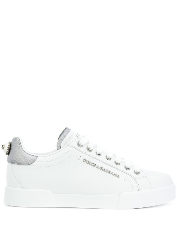 Dolce & Gabbana
Portofino logo-tag leather sneakers