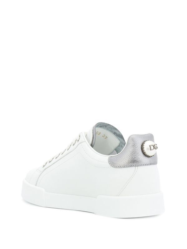 Dolce & Gabbana
Portofino logo-tag leather sneakers