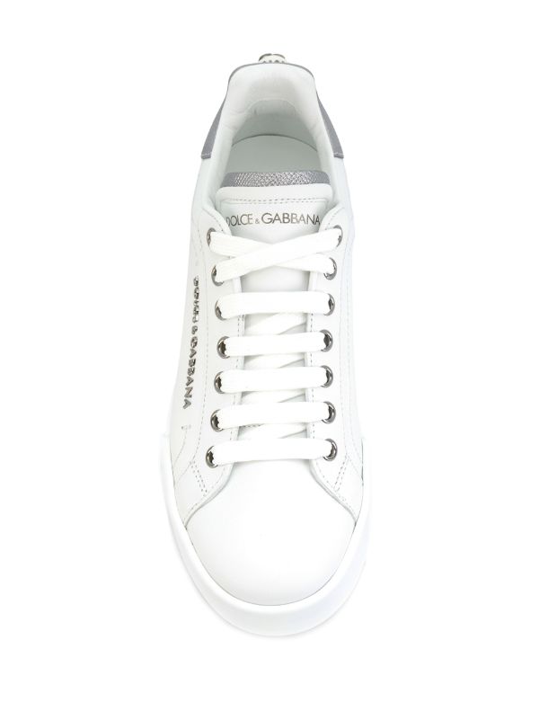 Dolce & Gabbana
Portofino logo-tag leather sneakers