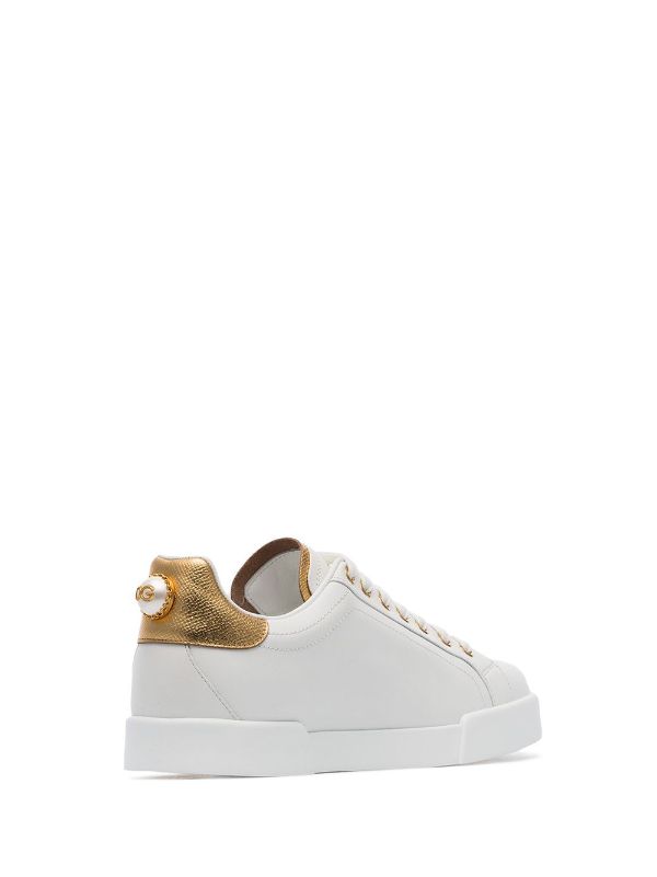 Dolce & Gabbana
Portofino logo-tag leather sneakers