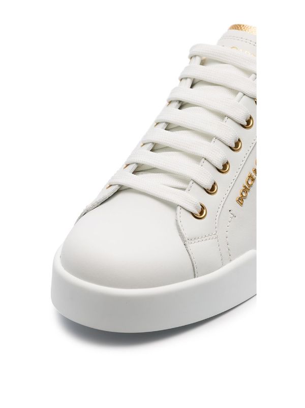 Dolce & Gabbana
Portofino logo-tag leather sneakers